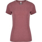 Damen-Shirt aus Baumwolle und Polyester, 150 g/m2, Roly farbe marmorrot