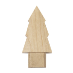 USB-Stick aus Holz in Tannenbaum-Form mit Kappe, 16 GB vierte Ansicht