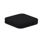 Quadratische ABS-Powerbank mit Typ-C-Anschluss, 1.200 mAh farbe schwarz erste Ansicht