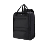 Laptop-Rucksack aus PU mit doppeltem Tragegriff, 15'' farbe schwarz