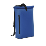 Roll-Top-Rucksack für Laptop aus PU mit weicher Haptik, 15'' farbe blau erste Ansicht