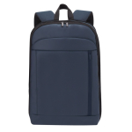 Erweiterbarer Laptop-Rucksack aus PU und Polyester, 15'' farbe marineblau erste Ansicht