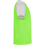 Kurzarm-Unisex-Sportshirt aus Polyester, 140 g/m2, Roly farbe neongrün zweite Seitenansicht