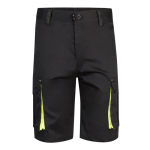 Arbeitsshorts aus Baumwolle und Polyester, 240 g/m2 farbe gelb dritte Ansicht