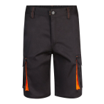 Arbeitsshorts aus Baumwolle und Polyester, 240 g/m2 farbe orange dritte Ansicht