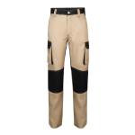 Arbeits-Twillhose aus Baumwolle und Polyester, 240 g/m2 farbe beige dritte Ansicht