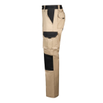 Arbeits-Twillhose aus Baumwolle und Polyester, 240 g/m2 farbe beige vierte Ansicht