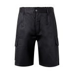 Bermudas aus Twill, Baumwolle und Polyester, 200 g/m2 farbe schwarz dritte Ansicht