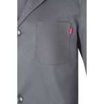 Twill-Arbeitsbluse aus Polyester und Baumwolle, 175 g/m2 farbe grau sechste Ansicht