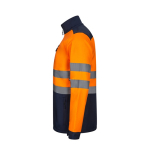 Große Softshell-Fleecejacke aus Polyester und Elastan, 280 g/m2, Velilla farbe orange vierte Ansicht