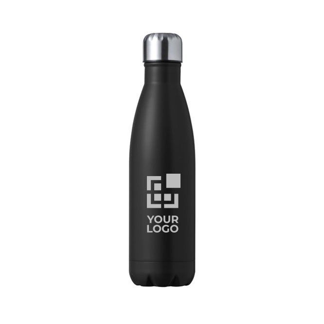 Flasche aus recyceltem Aluminium mit Schraubverschluss, 550ml