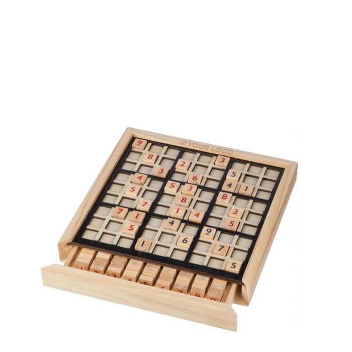 Spannendes Sudoku-Brettspiel aus Holz als Merchandising