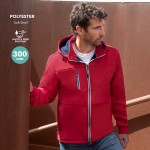 Softshell-Jacke mit hohem Kragen mit Mikrofleece, 300 g/m2 farbe weiß