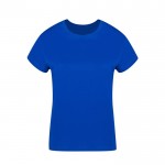 Damen-T-Shirt aus 100 % gekämmter Baumwolle, 160 g/m2 farbe blau erste Ansicht