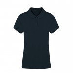 Damen-Poloshirt aus 100 % gekämmter Baumwolle, 220 g/m2 farbe ultramarinblau erste Ansicht