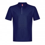 Herren-Polo aus recyceltem Polyester, 180 g/m2 farbe marineblau