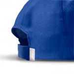 Cap aus recyceltem Polyester mit gebogenem Visier, 125 g/m² farbe köngisblau