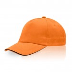 Baumwoll-Twill-Cap mit verstellbarem Verschluss, 160 g/m² farbe orange