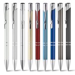 Kugelschreiber zum Gravieren aus Aluminium Ansicht in vielen Farben