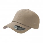 Baseballkappe aus Twill-Baumwolle mit Metallösen, 250 g/m2 farbe khaki