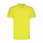 Piqué Sportpolo aus Polyester für Kinder, 150 g/m2, Roly farbe neongelb