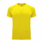 Sport-T-Shirt aus 100% Polyester für Kinder, 135 g/m2, Roly farbe gelb