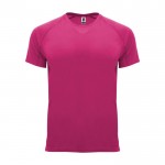 Sport-T-Shirt aus 100% Polyester für Kinder, 135 g/m2, Roly farbe pink