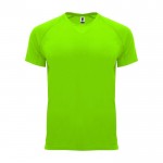 Sport-T-Shirt aus 100% Polyester für Kinder, 135 g/m2, Roly farbe neongrün