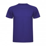 Piqué Sport-T-Shirt für Kinder aus Polyester, 150 g/m2, Roly farbe violett