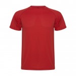 Piqué Sport-T-Shirt für Kinder aus Polyester, 150 g/m2, Roly farbe rot