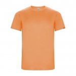 Kinder-Sportshirt aus 50% rPET, 135 g/m2, Roly farbe neonorange