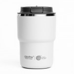 Doppelwandiger Becher To Go mit Asobu-Technologie, 355 ml farbe weiß