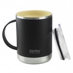 Becher To Go mit Asobu-Technologie für 360ml-Kaffeemaschinen farbe schwarz