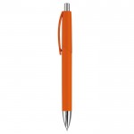 Billiger mit Druckknopf und Metallspitze, blaue Tinte farbe orange dritte Ansicht