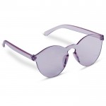 Sonnenbrille im Retro-Stil im Pastellton, UV400 farbe violett