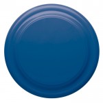 Klassisches Frisbee aus Kunststoff im einfarbigem Design farbe dunkelblau zweite Ansicht