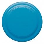 Klassisches Frisbee aus Kunststoff im einfarbigem Design farbe hellblau zweite Ansicht