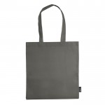 Farbige Non-Woven-Tasche mit langen Henkeln, 75 g/m2 farbe grau zweite Ansicht