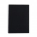 Notizblock mit flexiblem Cover in vielen Farben, 150 Blatt farbe schwarz zweite Ansicht