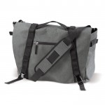 Laptoptasche mit mehreren Innenfächern bedrucken, 17'' farbe grau