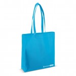 Umweltfreundliche Tasche aus RPET mit Henkeln, 100 g/m2 farbe blau