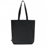 Fairtrade-Tasche mit Tragkraft von 12 kg, 270 g/m2 farbe schwarz zweite Ansicht