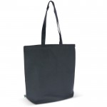 Fairtrade-Tasche mit Tragkraft von 12 kg, 270 g/m2 farbe dunkelblau