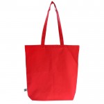 Fairtrade-Tasche mit Tragkraft von 12 kg, 270 g/m2 farbe rot zweite Ansicht