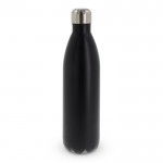 Luftdichte doppelwandige Edelstahlflasche, 1000 ml farbe schwarz