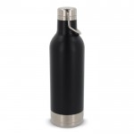 Thermosflasche aus Edelstahl mit Tragegriff, 400 ml farbe schwarz