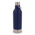 Thermosflasche aus Edelstahl mit Tragegriff, 400 ml farbe dunkelblau