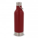 Thermosflasche aus Edelstahl mit Tragegriff, 400 ml farbe rot