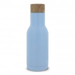 Doppelwandige Edelstahlflasche mit Teesieb, 340 ml farbe pastellblau