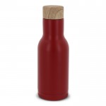 Doppelwandige Edelstahlflasche mit Teesieb, 340 ml farbe bordeaux